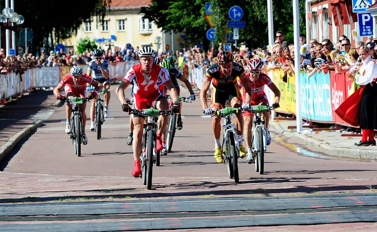 Rafflande spurt avgjorde CykelVasan