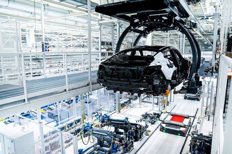 Produktion af Audi e-tron GT på Böllinger Höfe