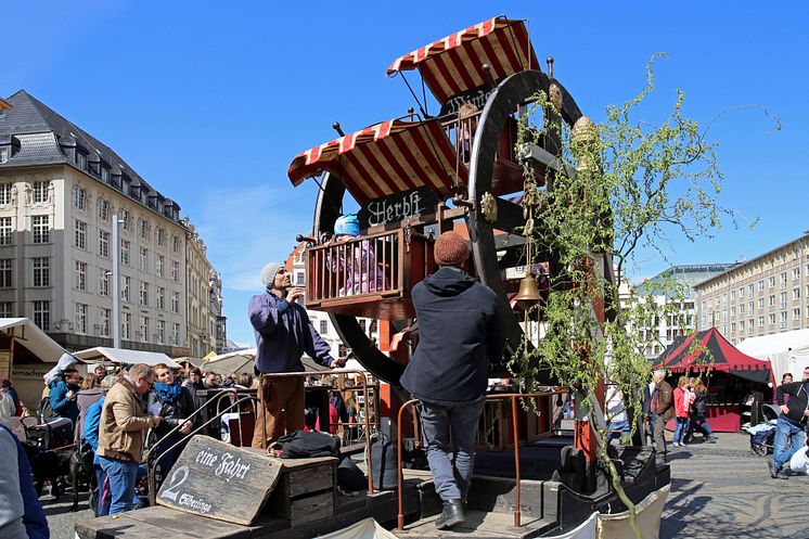 Historische Ostermesse - Handkurbel-Riesenrad