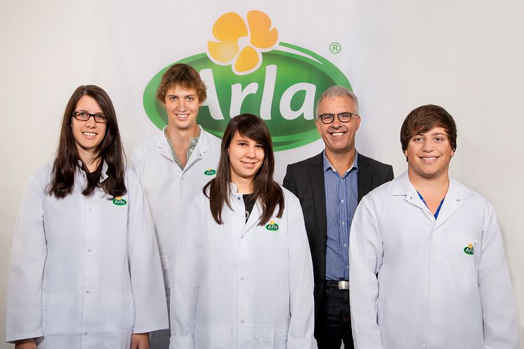 Die neuen Azubis bei den Arla Foods Käsereien im Allgäu
