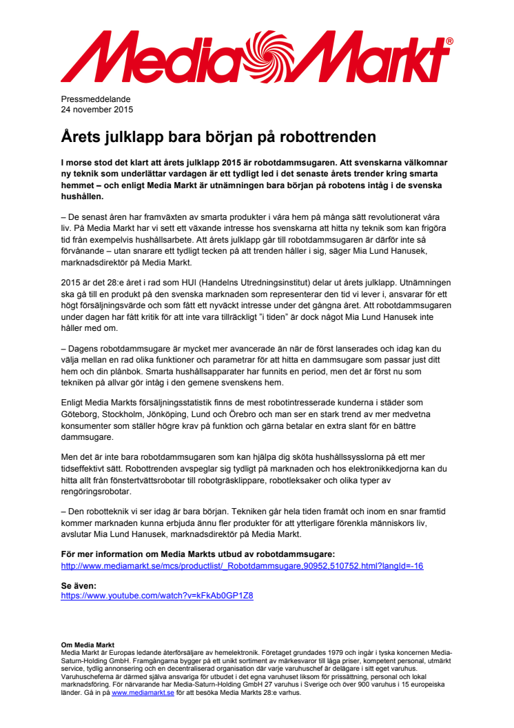 Årets julklapp bara början på robottrenden  