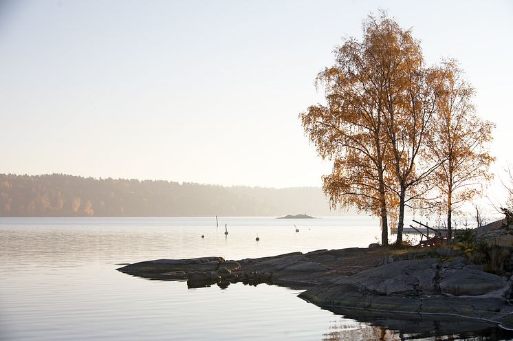 Strandpromenad på konferensanläggningen Vår Gård Saltsjöbaden