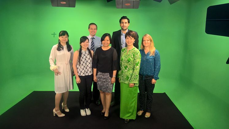 Our group of participants in our KL studio