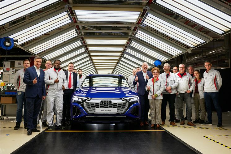 Produktionsstart för Audi Q8 e-tron i Bryssel