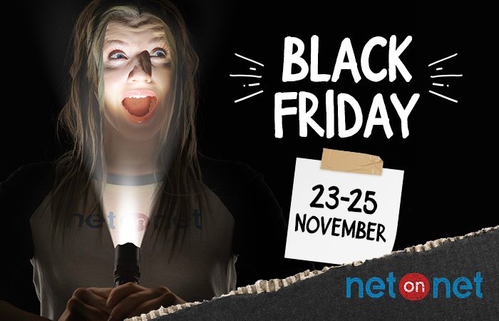 Black Friday pågår under 23-25 november hos NetOnNet