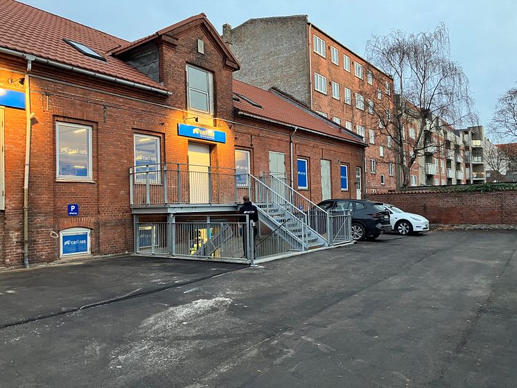 Butiksfacaden på Amager
