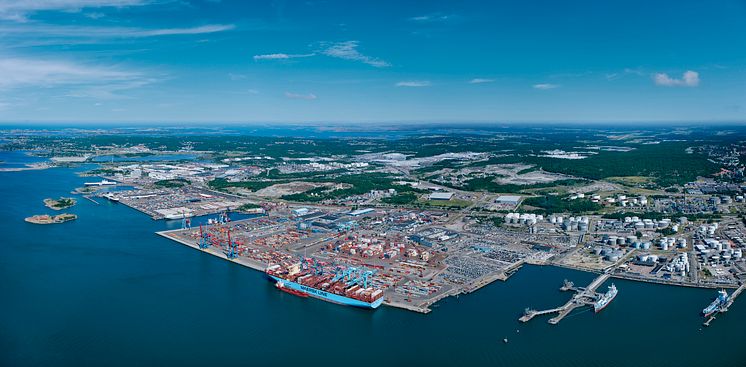 The Port of Gothenburg.