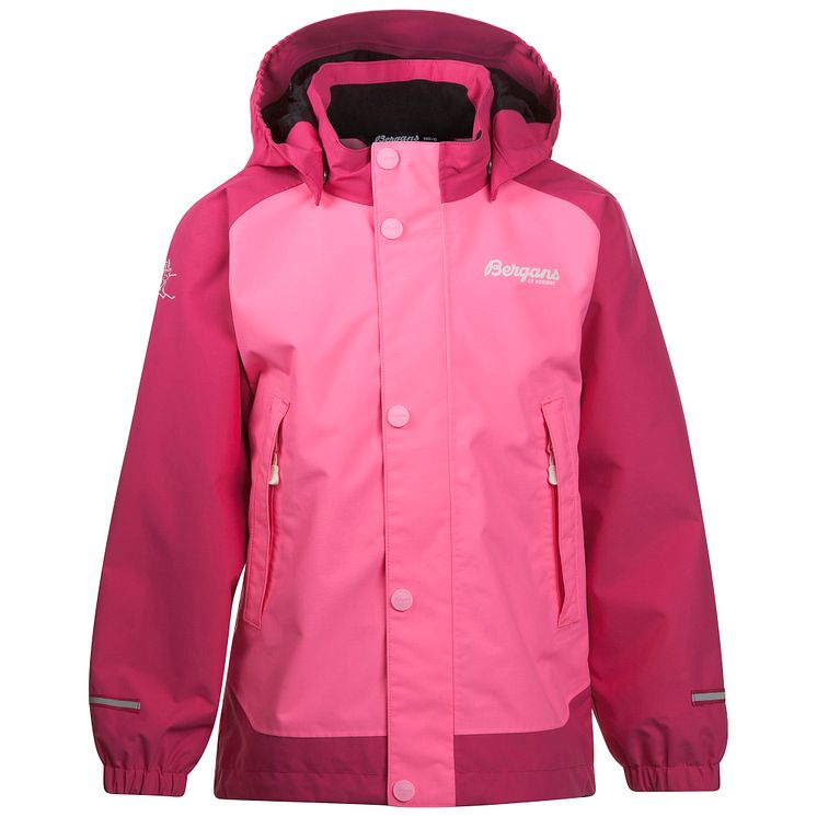 Knatten Kids Jacket: Lollipop/Hot Pink