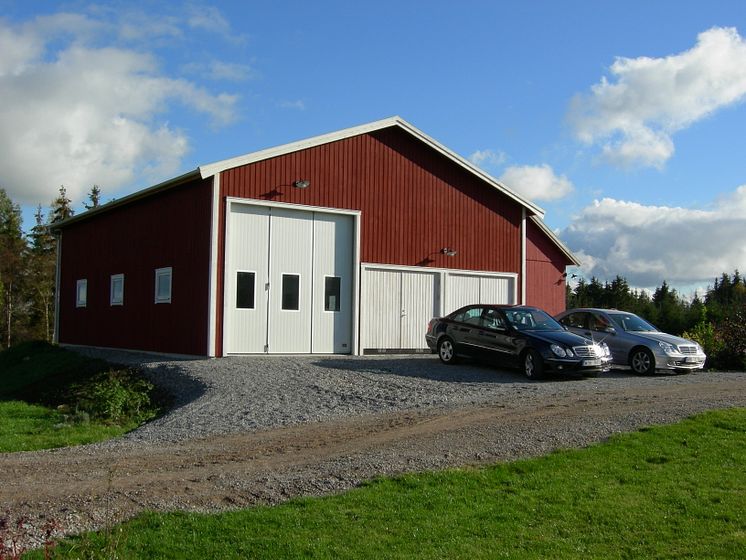 Maskinhall från Lövångers Bygg