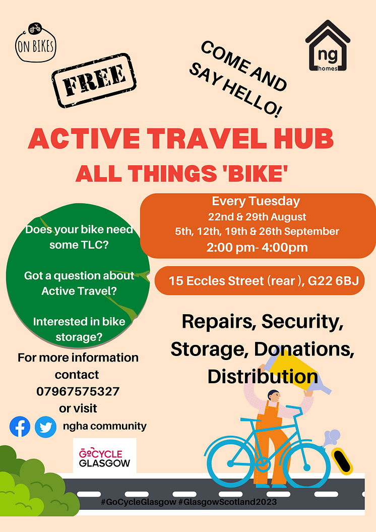 Active Travel Hub Poster