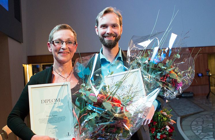 Årets alumn vid Luleå tekniska universitet, Maria Ågren, Olov Renberg