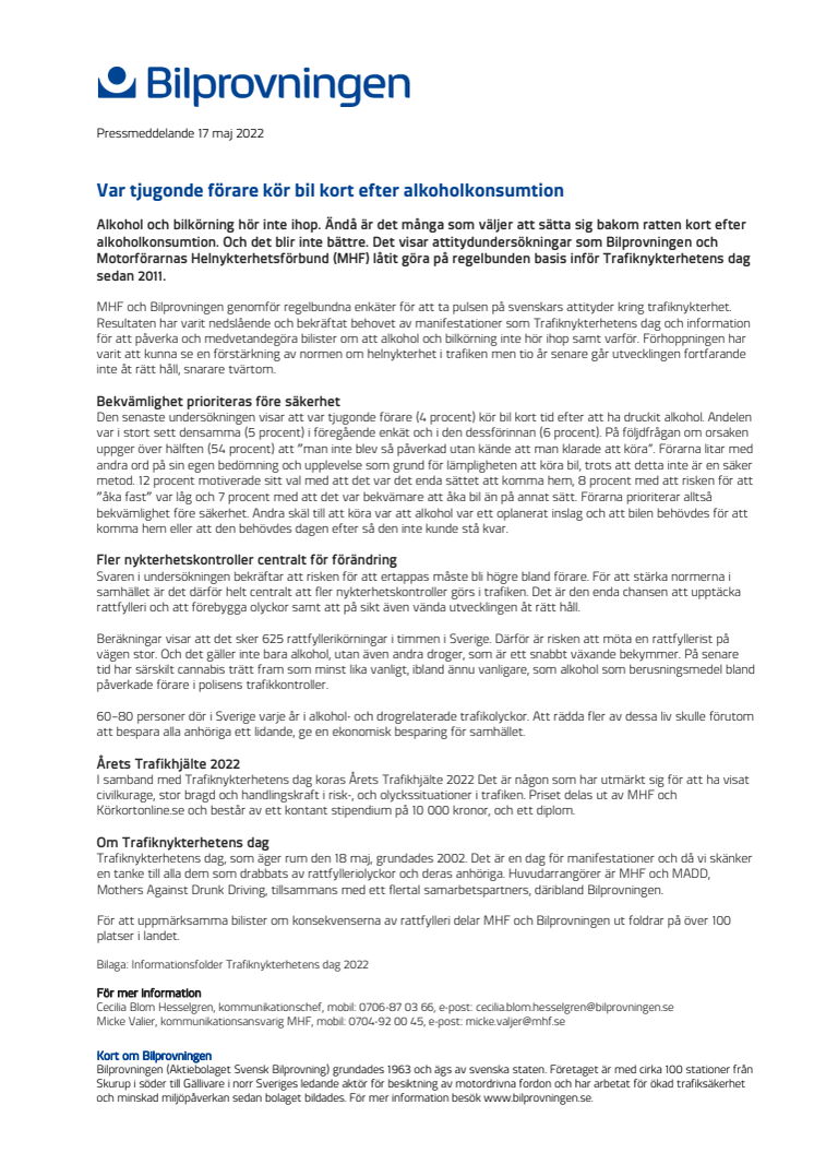 Pressinfo_Bilprovningen_MHF_Trafiknykterhetensdag_2022.pdf