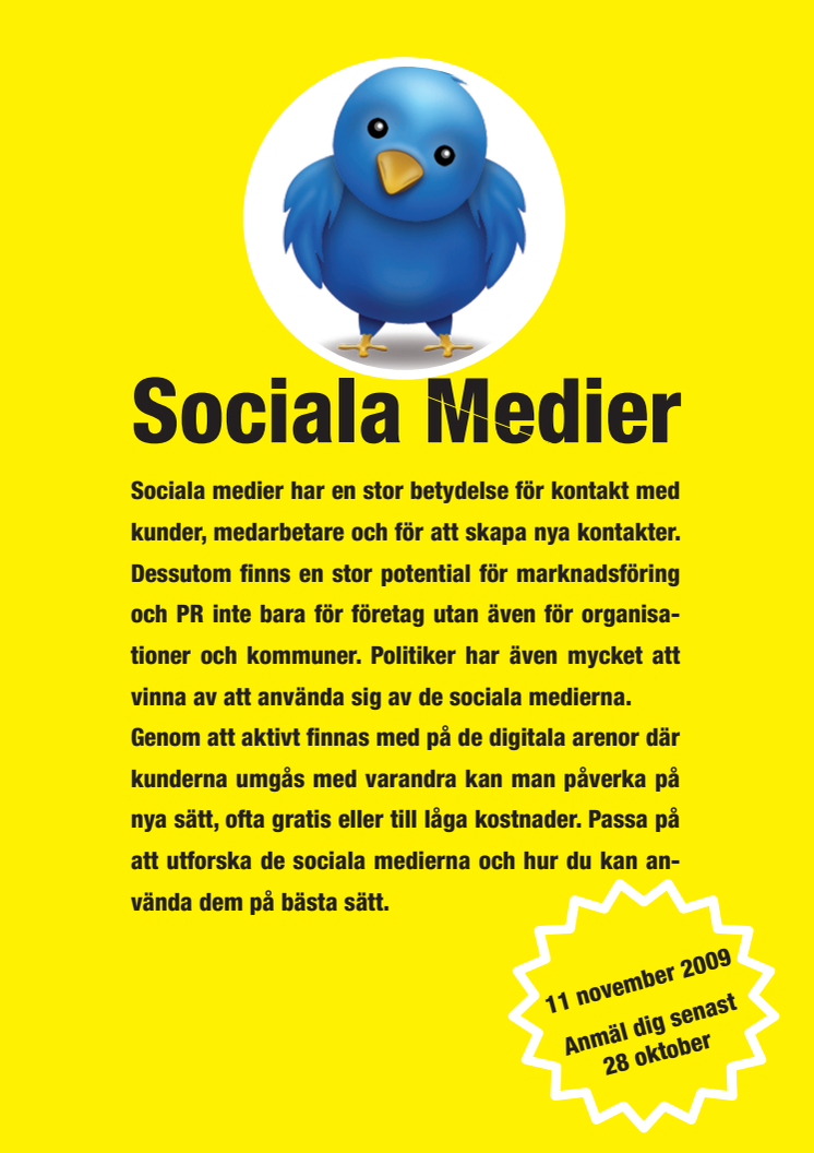Sociala Medier - stärk ditt varumärke