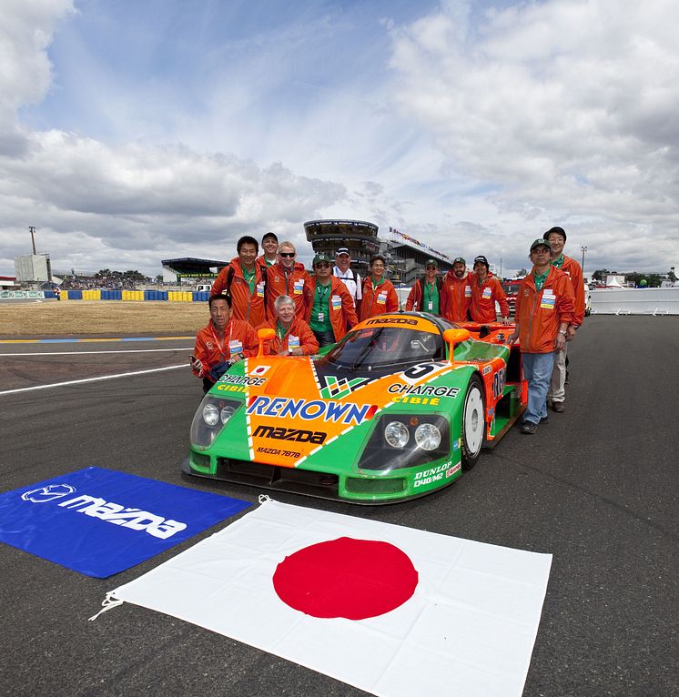The Mazda 787B returns to Le Mans