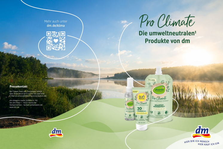 Pro Climate Die umweltneutralen Produkte von dm