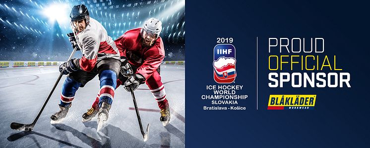 Blåkläder officiell sponsor till Hockey-VM 2019