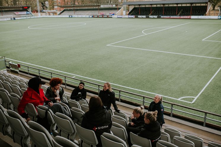 Coronasäkrad låtskrivarträff på Malmö IP