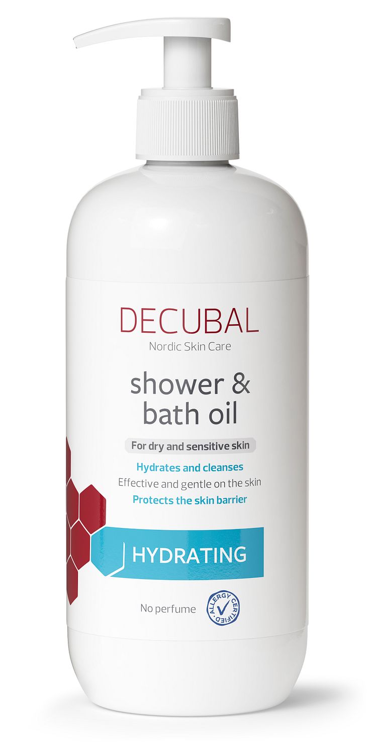 Decubal Hydrating Shower & Bath Oil 500ml