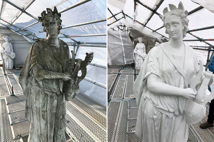 Sångens och dansens gudinna Terpsichore