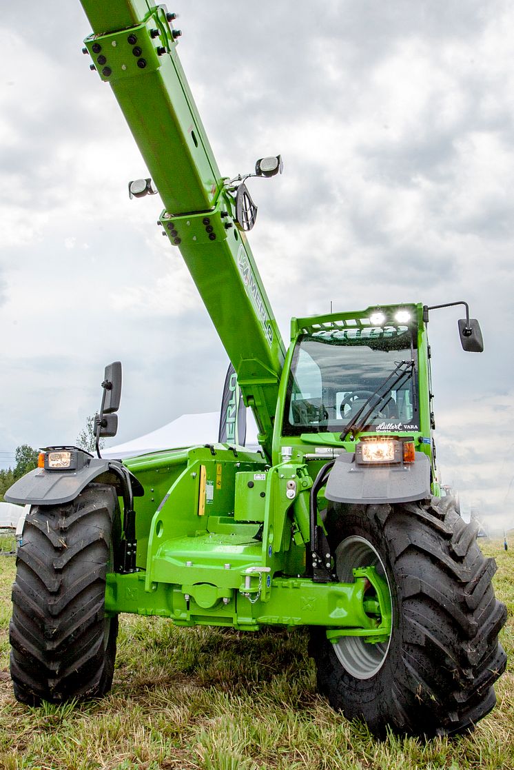 Merlo Multifarmer 34.9 visas på Borgeby Fältdagar. 