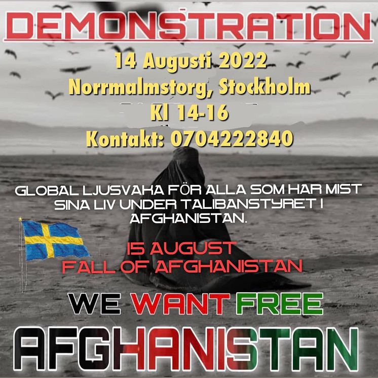 United Afg 14 aug Norrmalmstorg