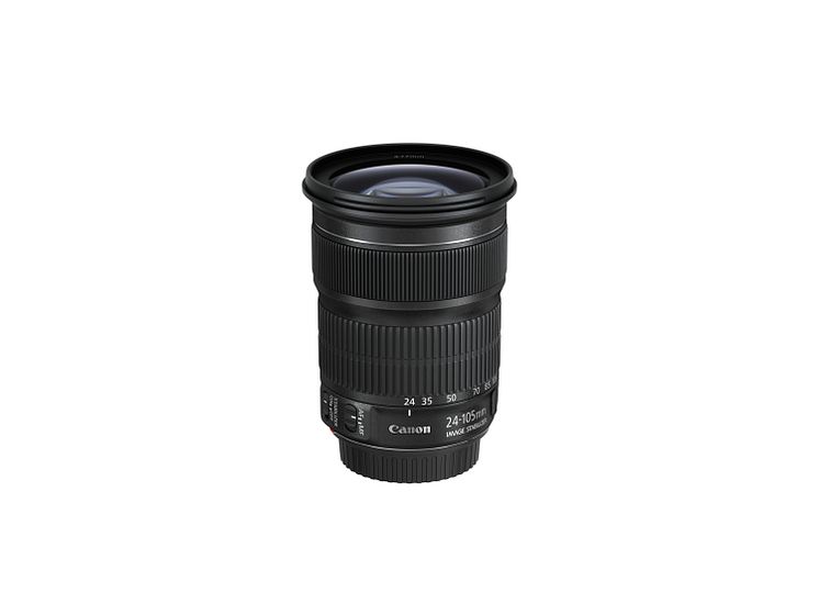 EF 24-105mm f3.5-5.6 IS STM Slant with cap