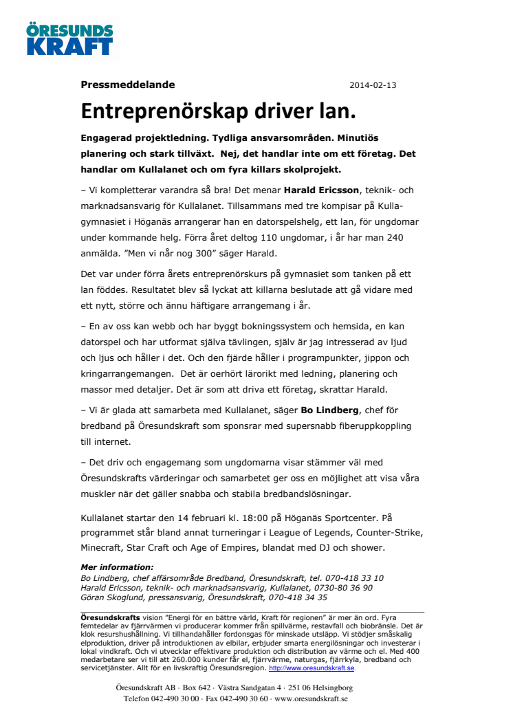 Entreprenörskap driver lan