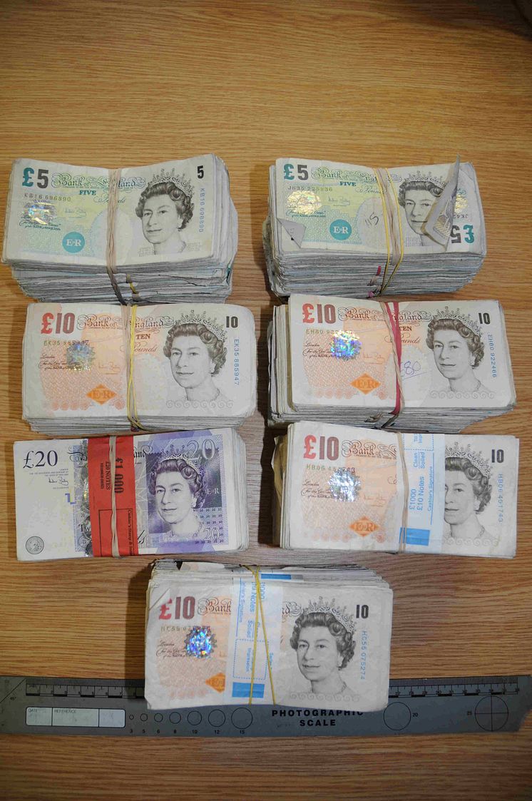 Op Enigma Cash seized by HMRC January 2011 NW09/16