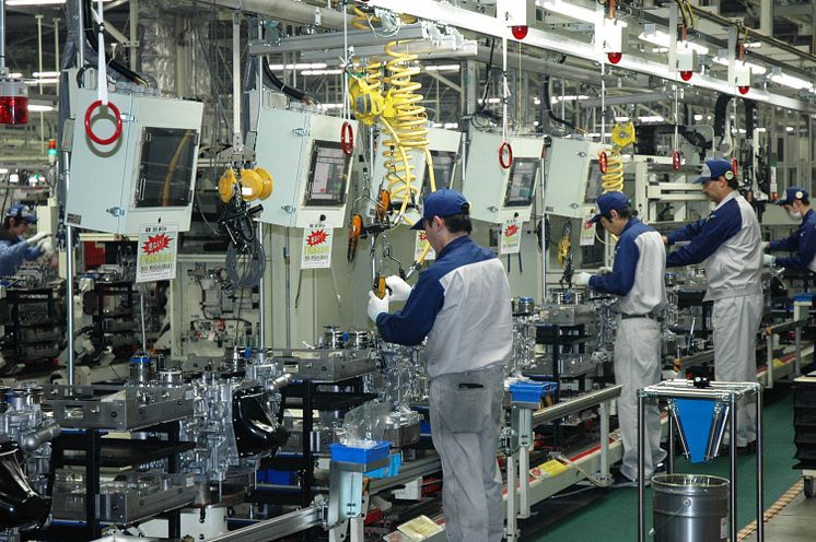 Subarus fabrik i Gunma firar 30 år