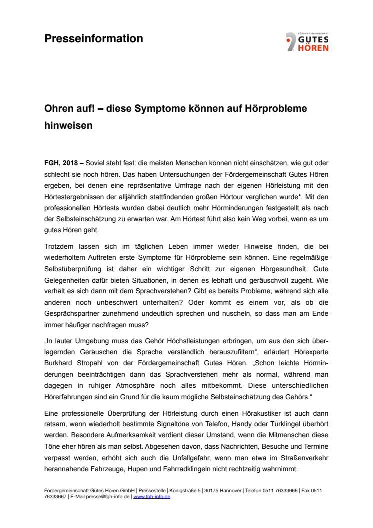 Ohren auf! – diese Symptome können auf Hörprobleme hinweisen