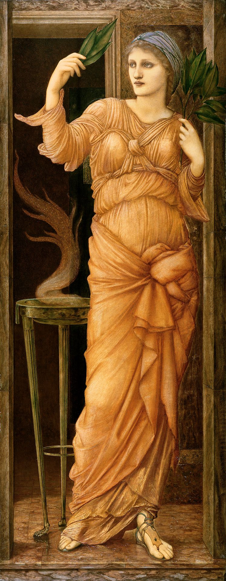 Edward Burne-Jones: Sibylla Delphica (1886). Eier: Manchester Art Gallery