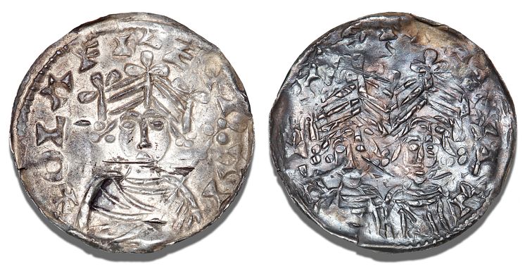 Rare Coin from the Reign of Oluf Hunger. Estimate: DKK 120,000-140,000 / € 16,000-18,500.