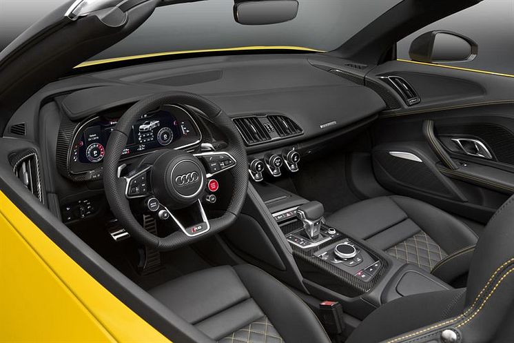 Audi R8 interiör