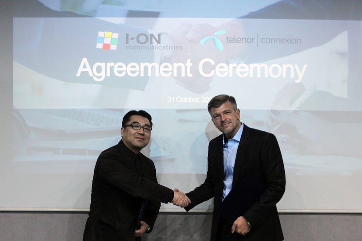 Representatives of I-ON Communications  and Telenor Connexion 