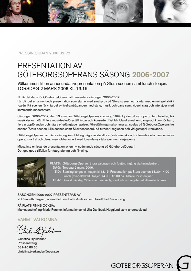 GöteborgsOperans säsong 2006-2007