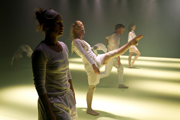 Dansföreställningen HAZE - verket Devious Paths 2011