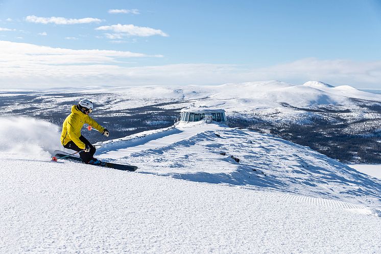 Skidåkning i Lofsdalen vid Lofsdalen Skybar 