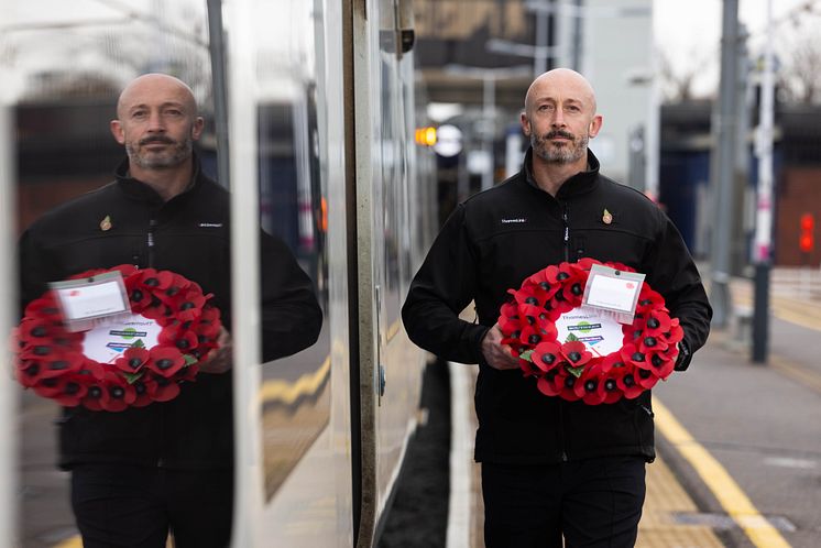 Thameslink Driver Noel Hughes previously served in the British Army