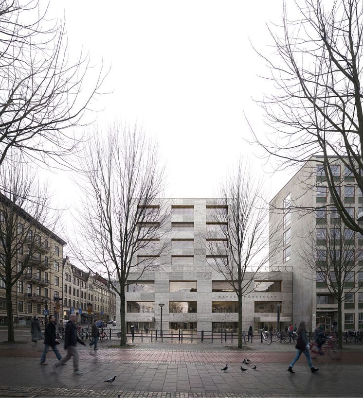 Annex, vinnare arkitekttävling Handelshögskolan i Göteborg