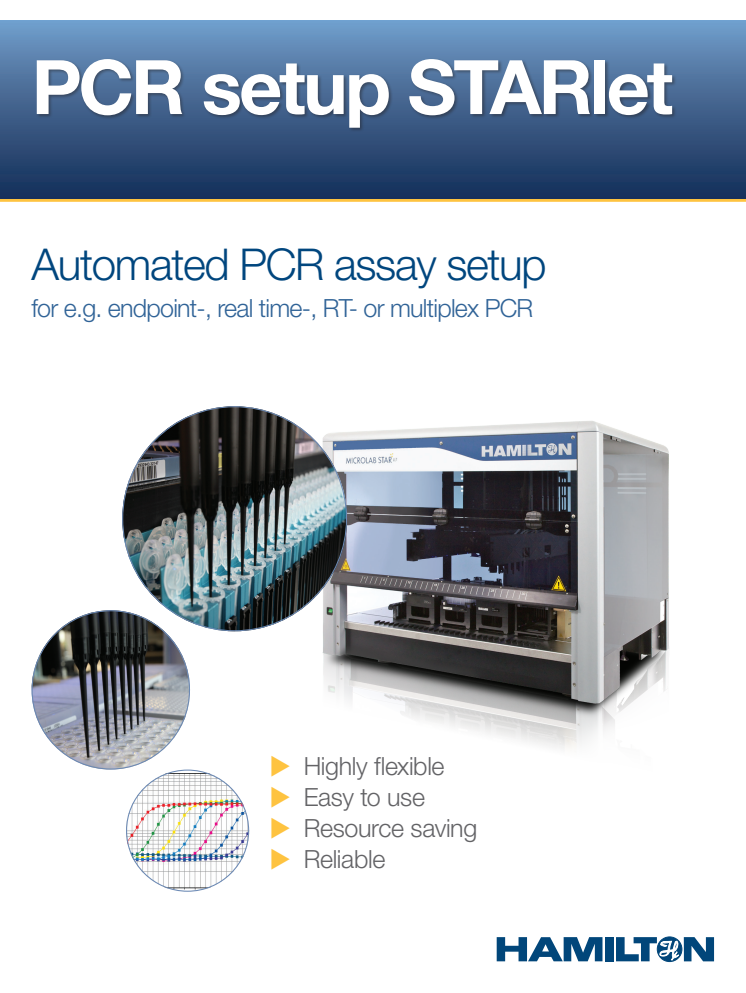 Launch of a PCR setup Workstation