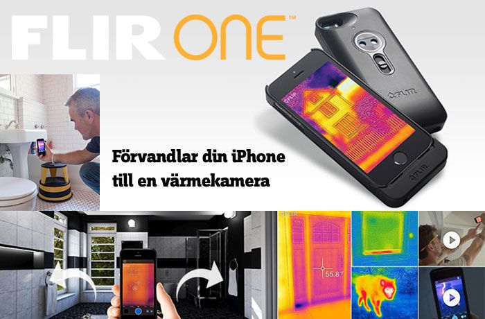 Omvandla din iPhone till en avancerad värmekamera med innovativa FLIR ONE