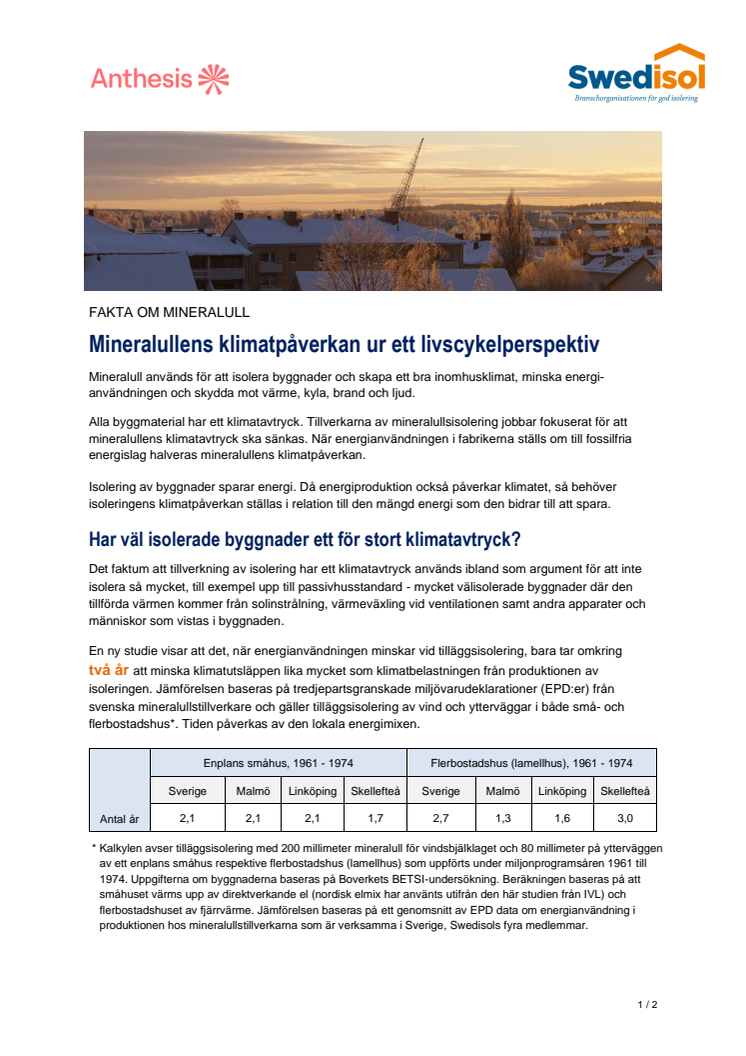 Faktablad - Mineralullens klimatpåverkan ur ett livscykelperspektiv.pdf