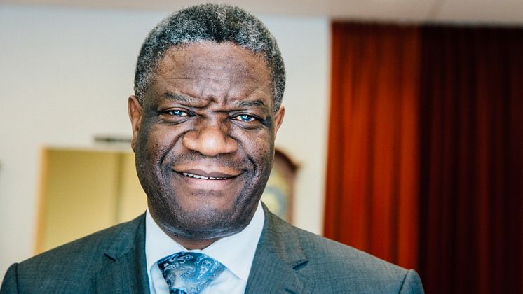 Denis Mukwege. Foto PMU Mikael Jägerskog
