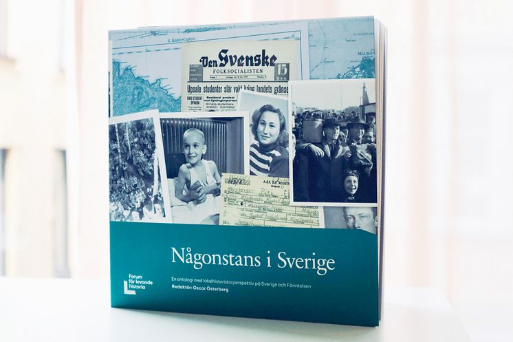 Antologin Någonstans i Sverige pressbild omslag