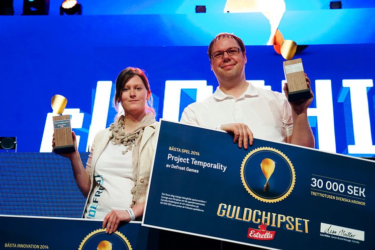 Defrost Games, vinnare av Bästa spel och Bästa innovation Estrella Guldchipset 2014