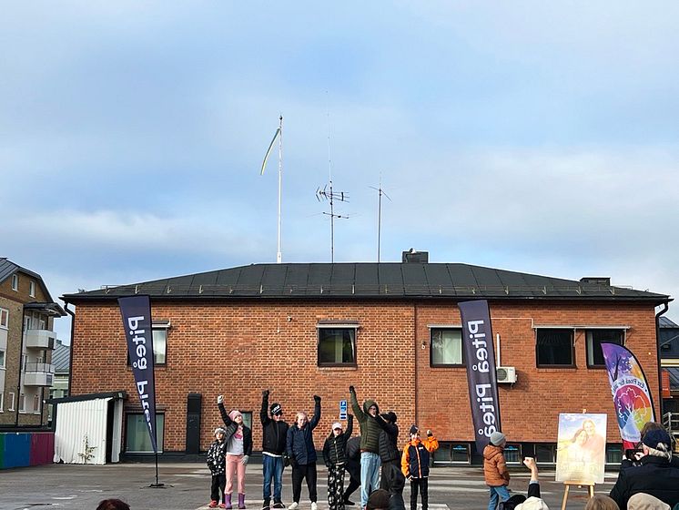 Dansuppvisning av anpassad grundskola