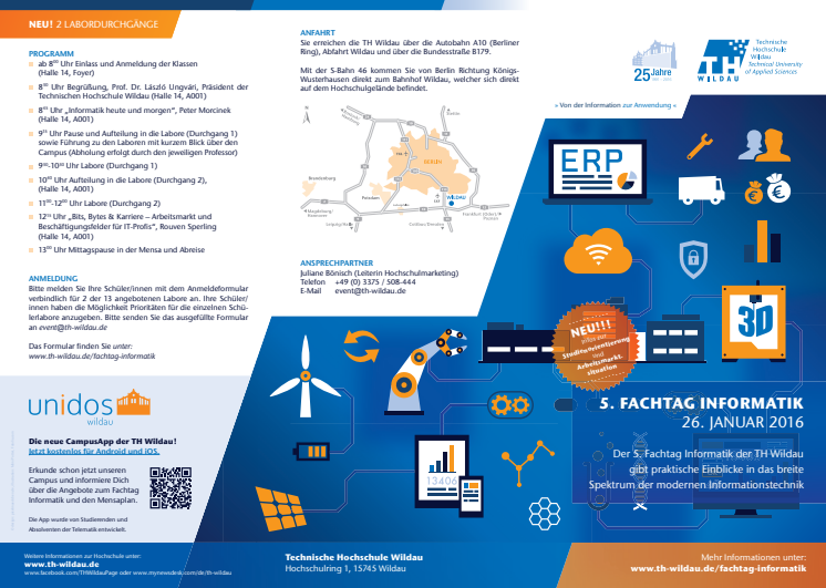 5. Fachtag Informatik am 26. Januar 2016