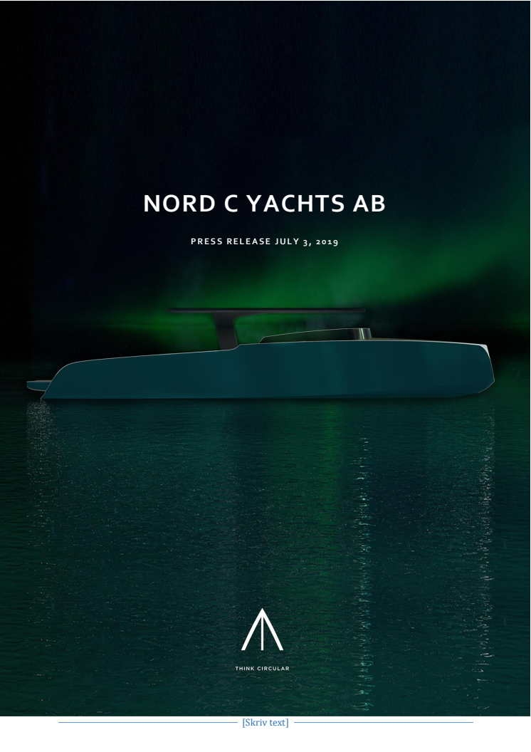 Introducing Nord C Yachts – exceptional boating with a circular approach