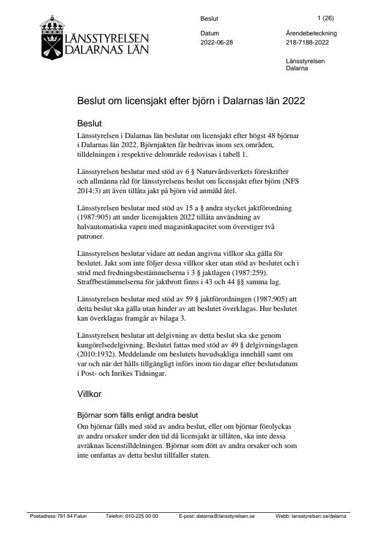 Beslut om licensjakt efter björn 2022.pdf