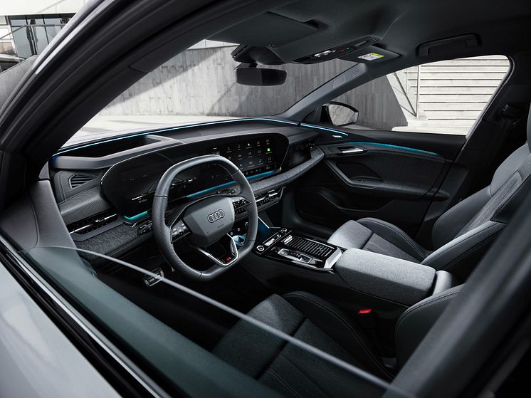 Audi Q6 e-tron (interiør i Elastic Melange stof)